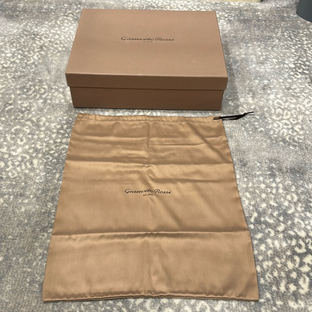 Gianvito Rossi Boot Box And Large Boot Dust Bag - image 1